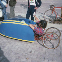 tentstroomlijn op driewieler (jouta?)