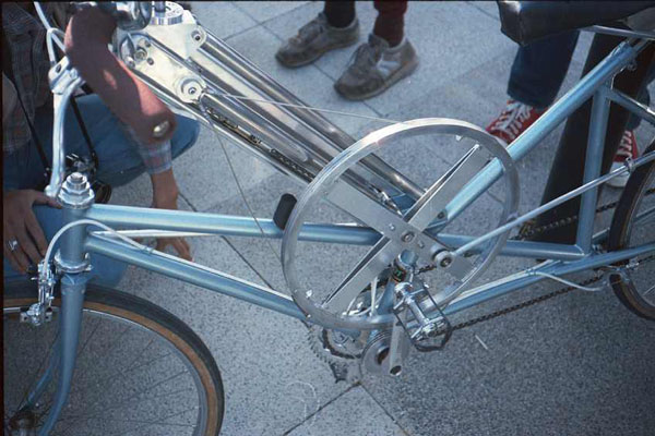 roeifiets detail